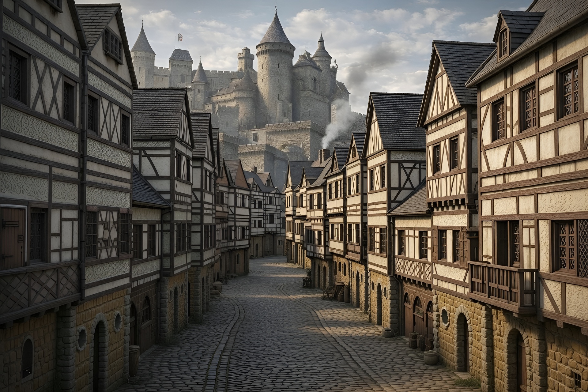 Media 1 for listing Modular Medieval Buildings Pack – Game Ready Environment