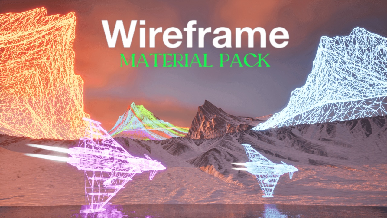 Media 1 for listing WireframeMaterialFx