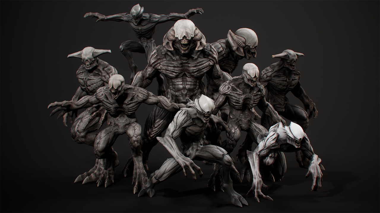 Media 1 for listing Horror Demon Creatures Pack