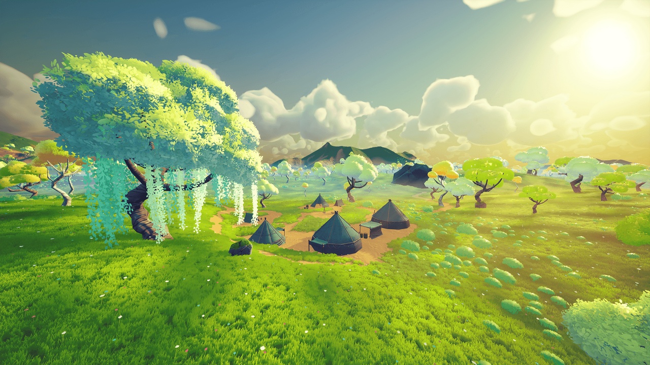 Media 1 for listing Stylized Colorful Village Pack