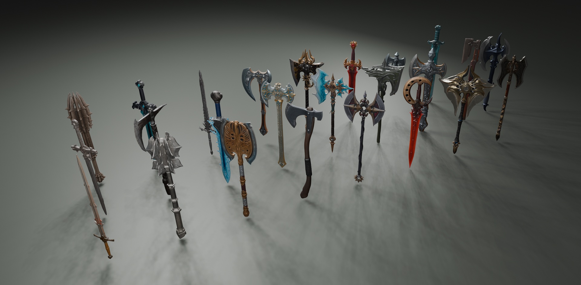 Media 1 for listing Stylized Fantasy Weapons Set 1⚔️