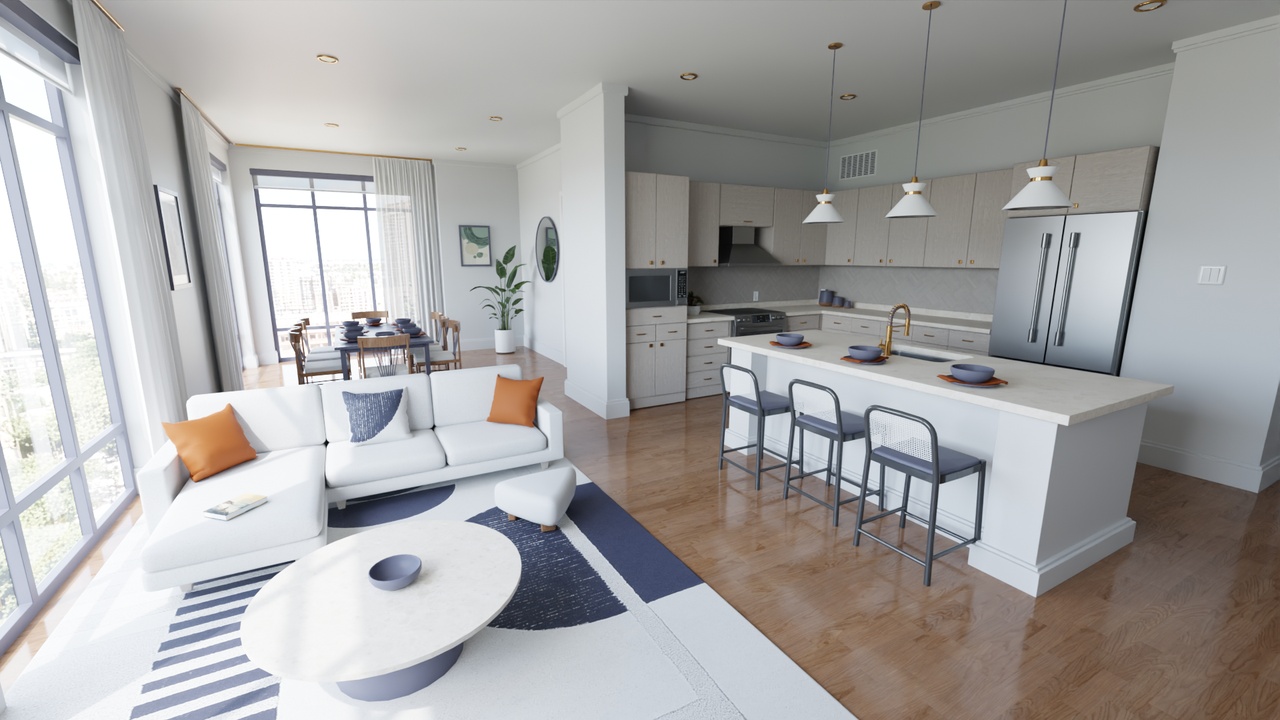 Media 1 for listing Open Concept Modern Apartment