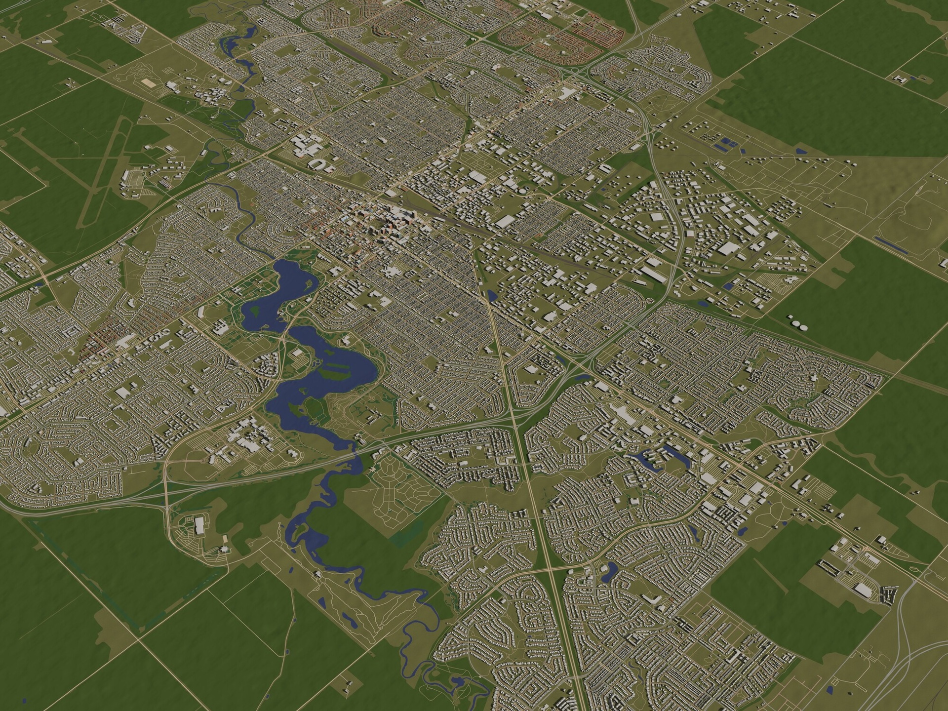 Media 1 for listing Regina Saskatchewan Canada in 20 km x 20 km - city and urban