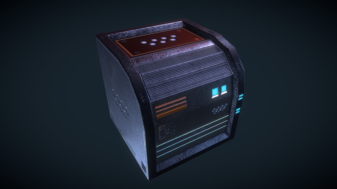 出品Fantasy Futuristic Crate 1 JFG - Roblox ShowPropのメディア1