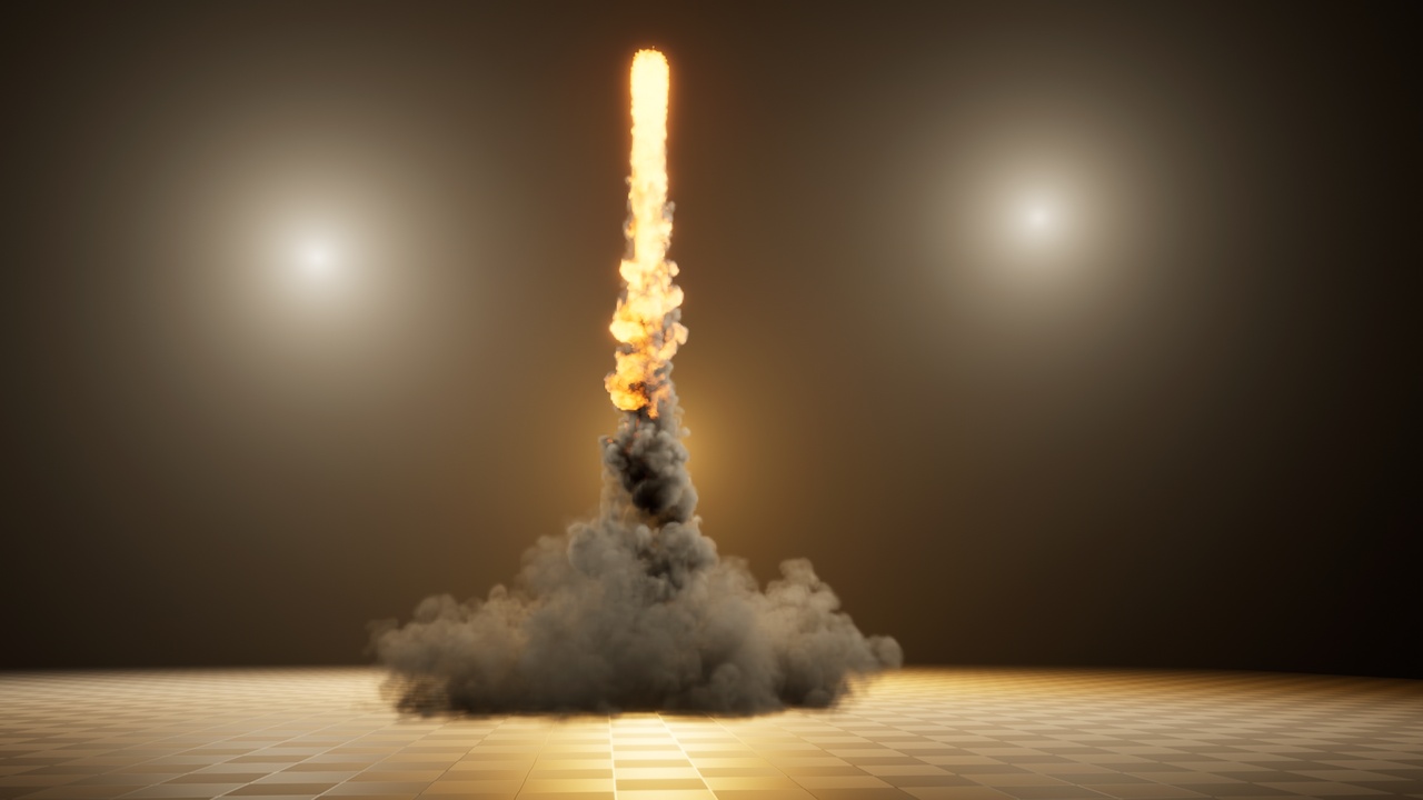 Media 1 for listing Rocket Launch Vdb Effects Pack