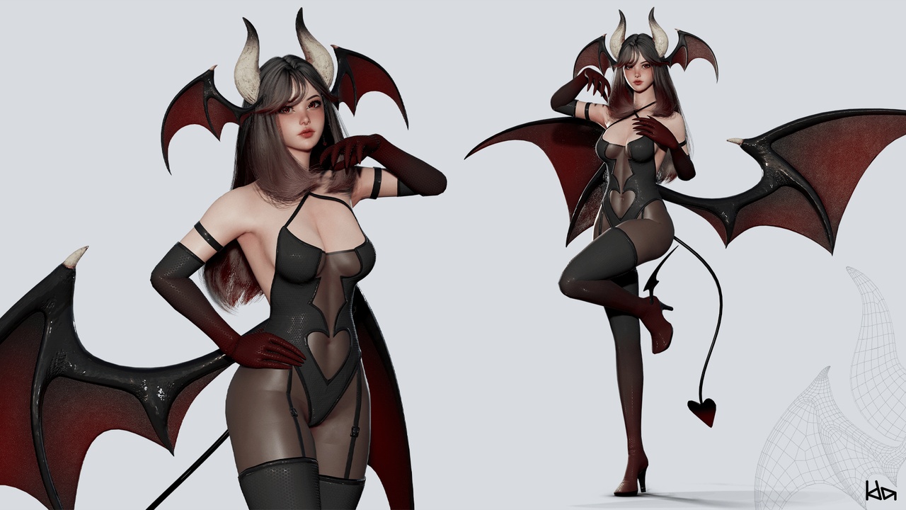 商品 Succubus Lily - Game Ready 的媒体 1