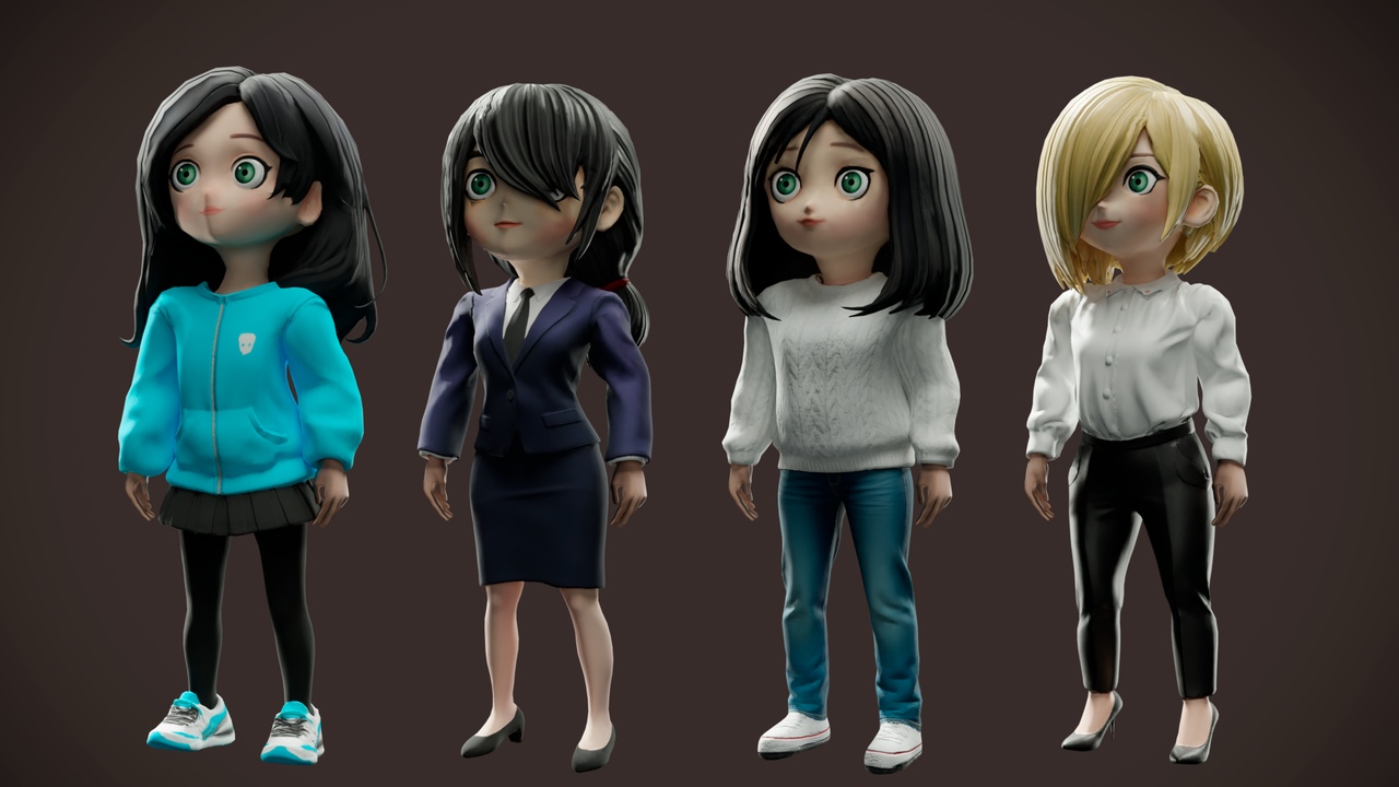 Media 1 for listing Modular Chibi Girl