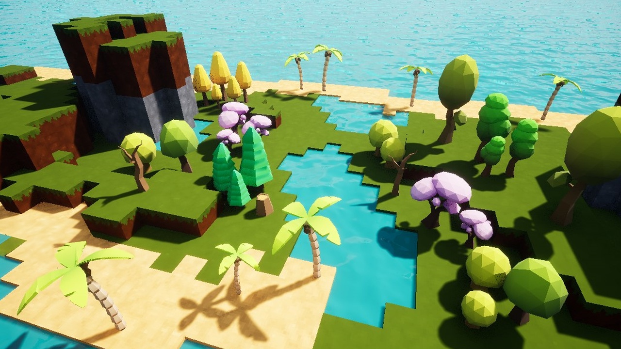Media 1 for listing Stylized Tree Pack | 10 Low-Poly Foliage Assets