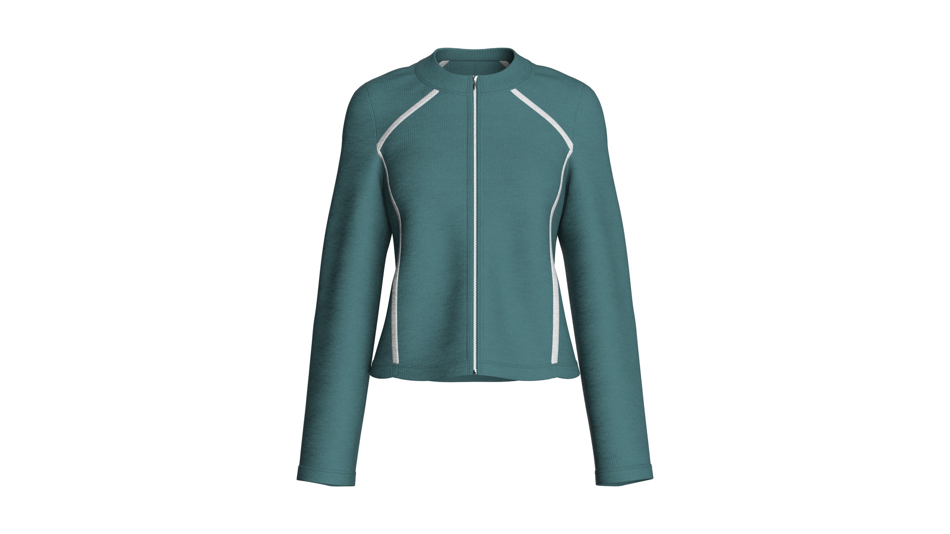 Media 1 for listing Girls Contrast Trim Track Jacket | High Poly