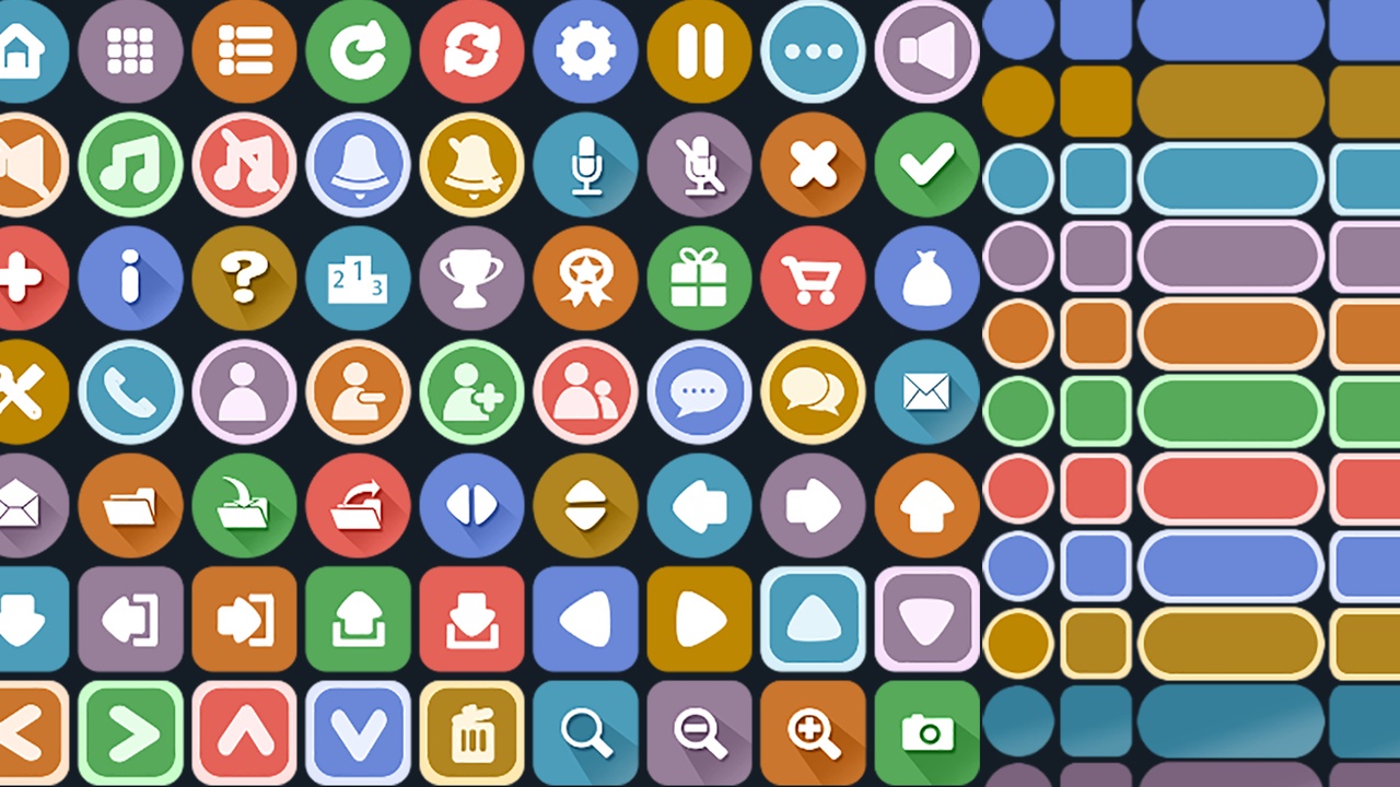 Media 1 for listing 5000 Flat Buttons