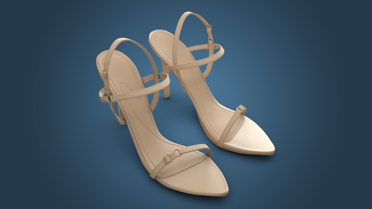 Media 1 for listing Beige Heels - Women's Shoes