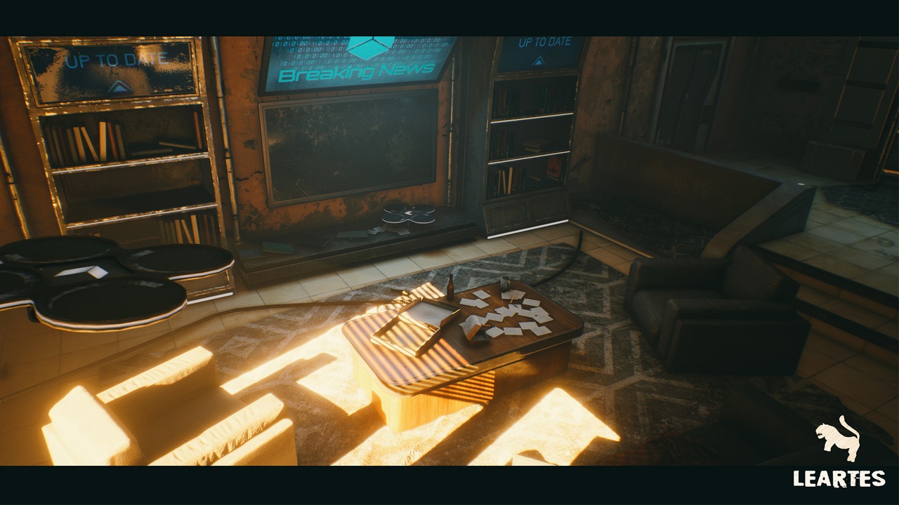 商品 Cyberpunk / Sci - Fi Apartment Interior Environment ( Cyberpunk Cyberpunk Scfi ) 的媒体 1