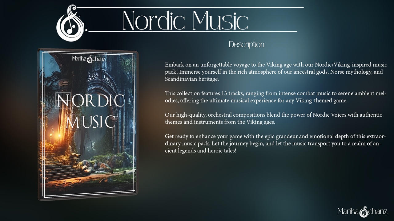 Media 1 for listing Nordic Music Pack -  100% Human-Crafted Audio