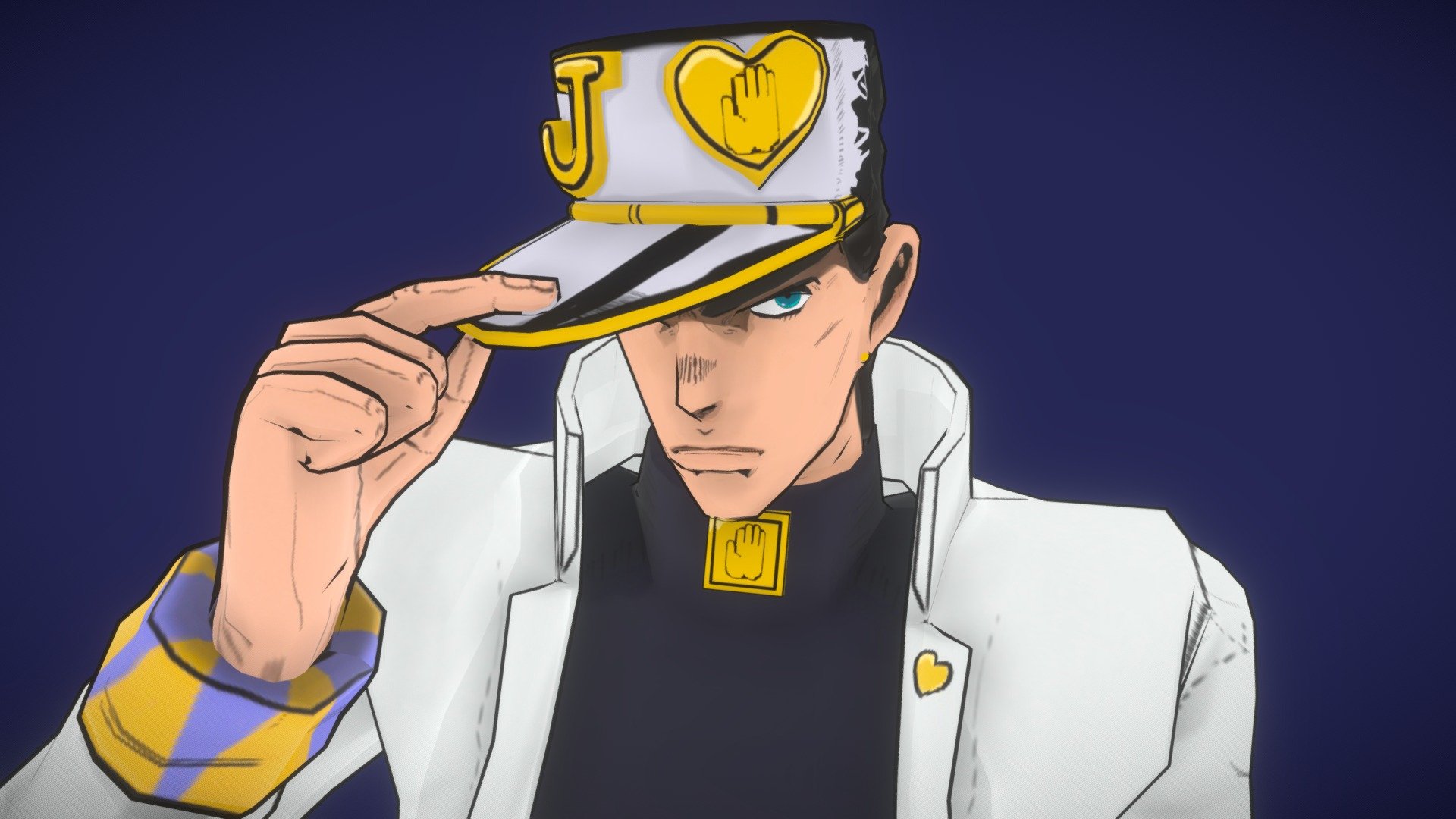 jotaro Jojo's Bizarre Adventure Mometria Figure - Jotaro Kujo