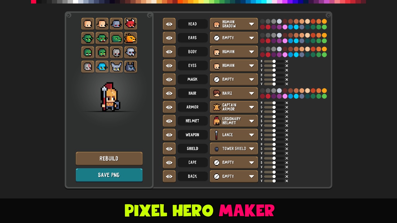 Media 1 for listing Pixel Hero Maker
