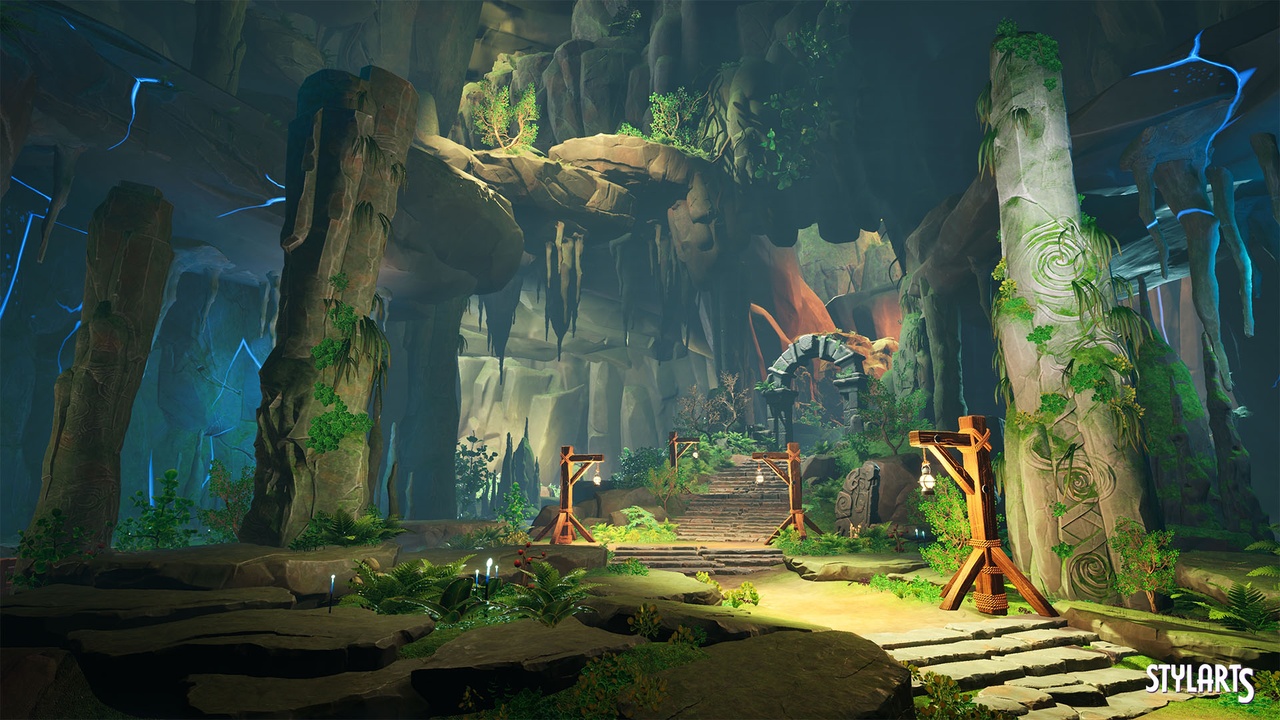 Media 1 for listing Stylized Lost Cave ( Lost Cave LP 3D Dungeon Cave Cave Lost Stylized Stylised )