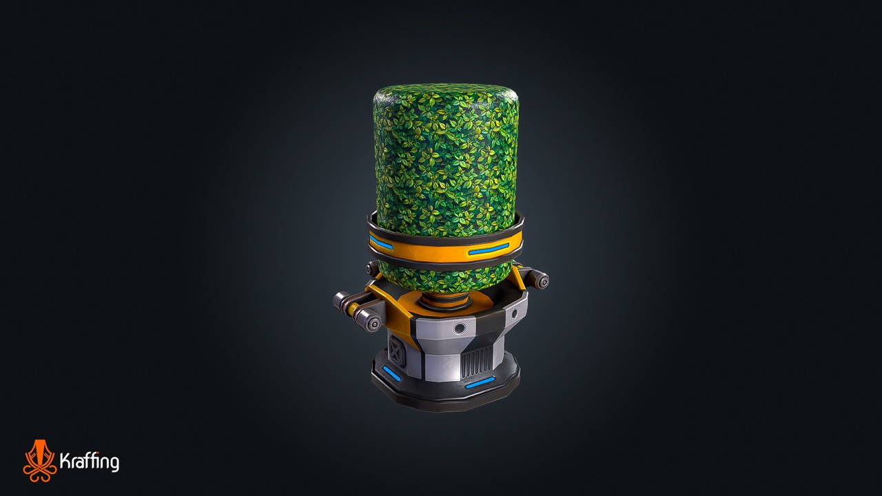 Media 1 for listing SCI-FI Plant V1 – Futuristic Vegetation – Game Ready PBR