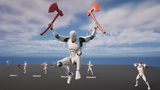 Dynamic TwinAxe Combat Animations | Fab