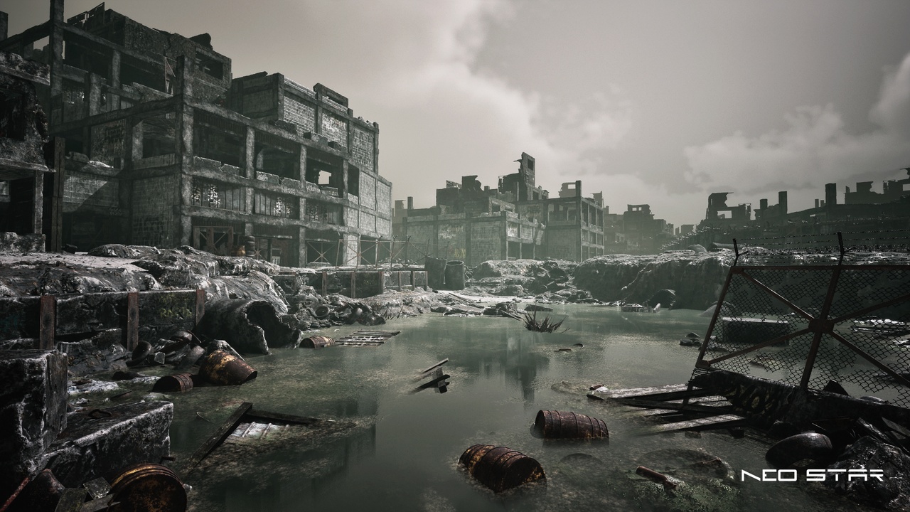 Media 1 for listing Toxic Wasteland: Tactical Combat Zone, Destroyed Buildings