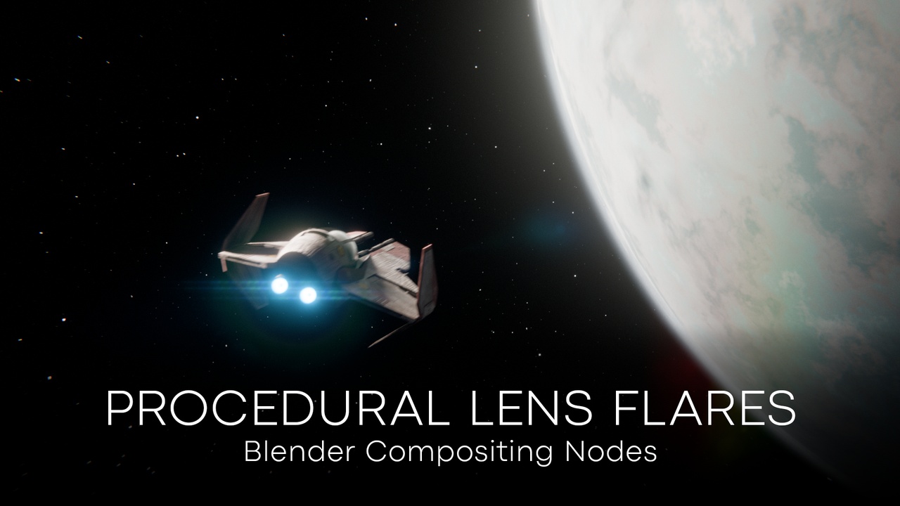 Media 1 for listing Procedural Lens Flares - Blender Compositor