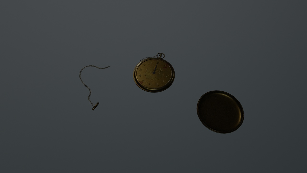 Media 1 for listing Pocket Watch - 3D Art By CrazyCat.JJ