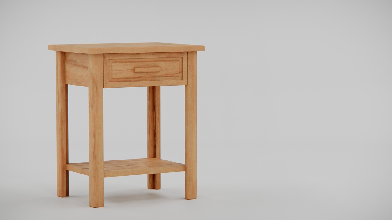 Media 1 for listing Compact Nightstand with Drawer