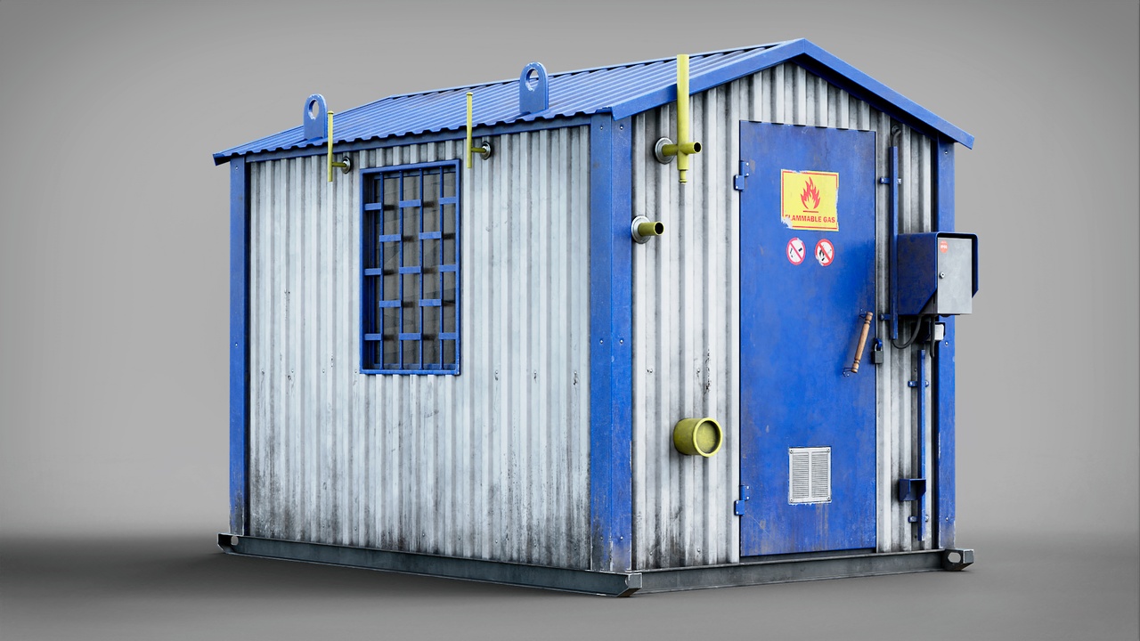 Gas Station Building Prop | Fab