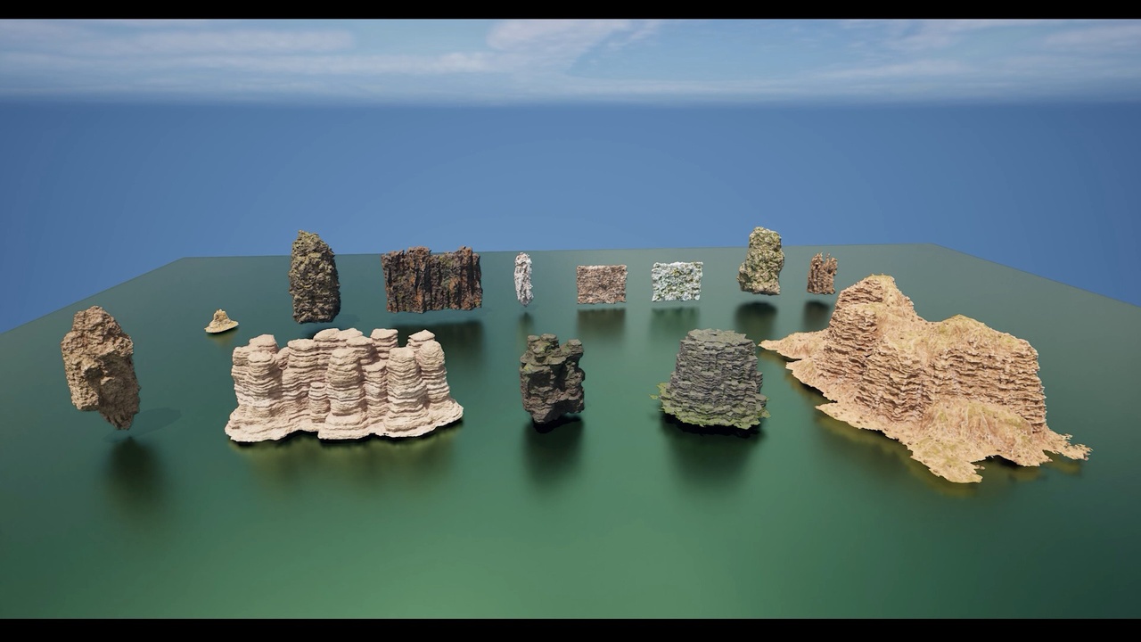 Media 1 for listing Nanite Cliffs Pack