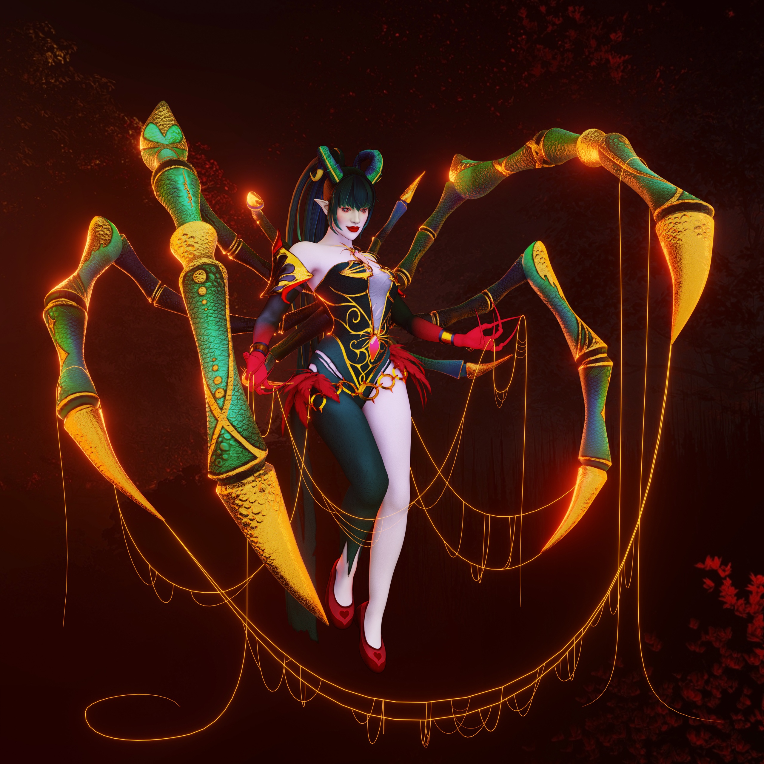 Media 1 for listing Arachne Stylized Character - Game ready