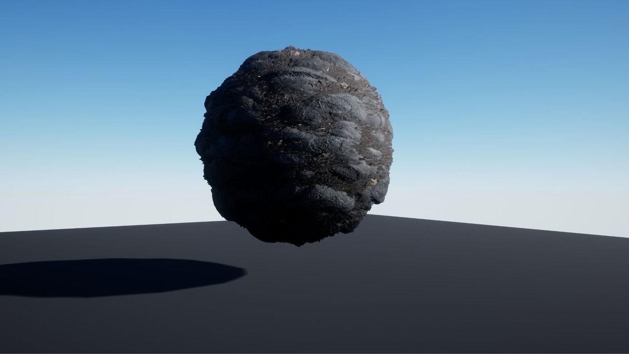 Media 1 for listing Photorealistic Volcanic Rocky Ground PBR (8K/4K/2K)