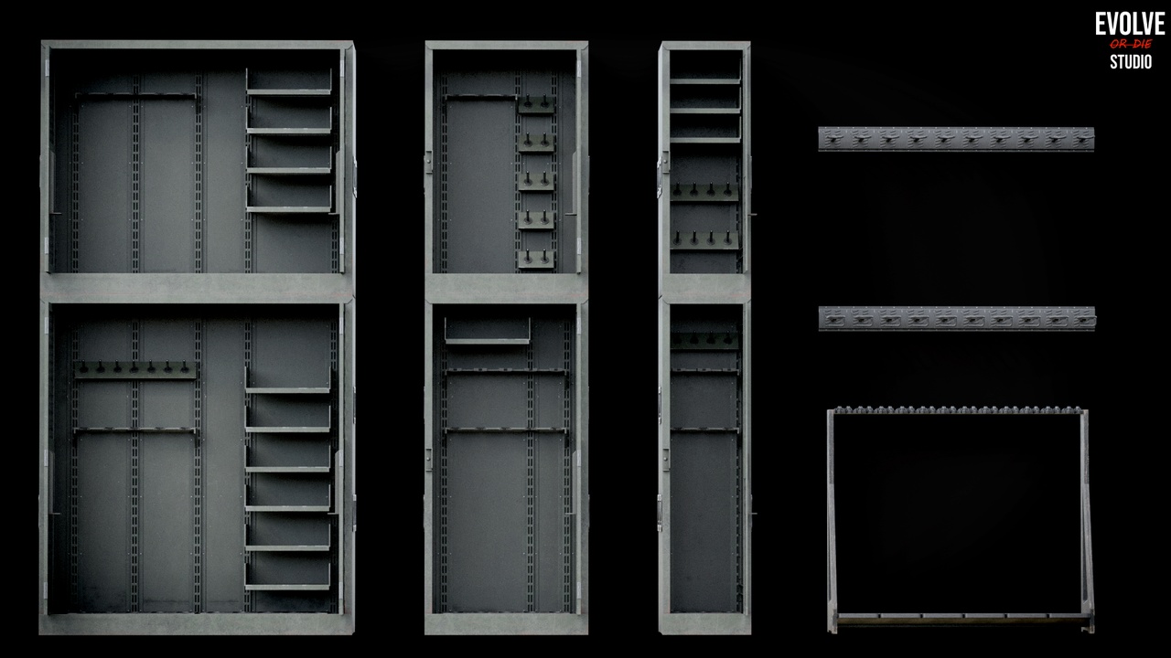 Media 1 for listing Military Gun Racks Modular Prop