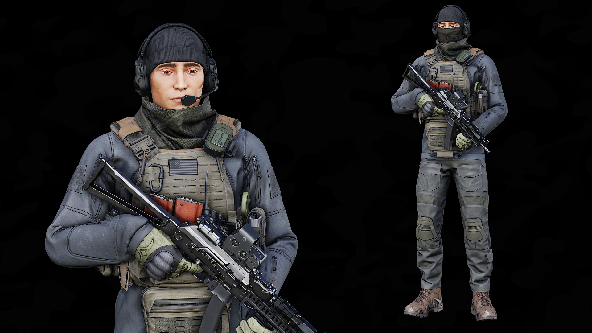 Modular Soldier PMC 1 | Fab
