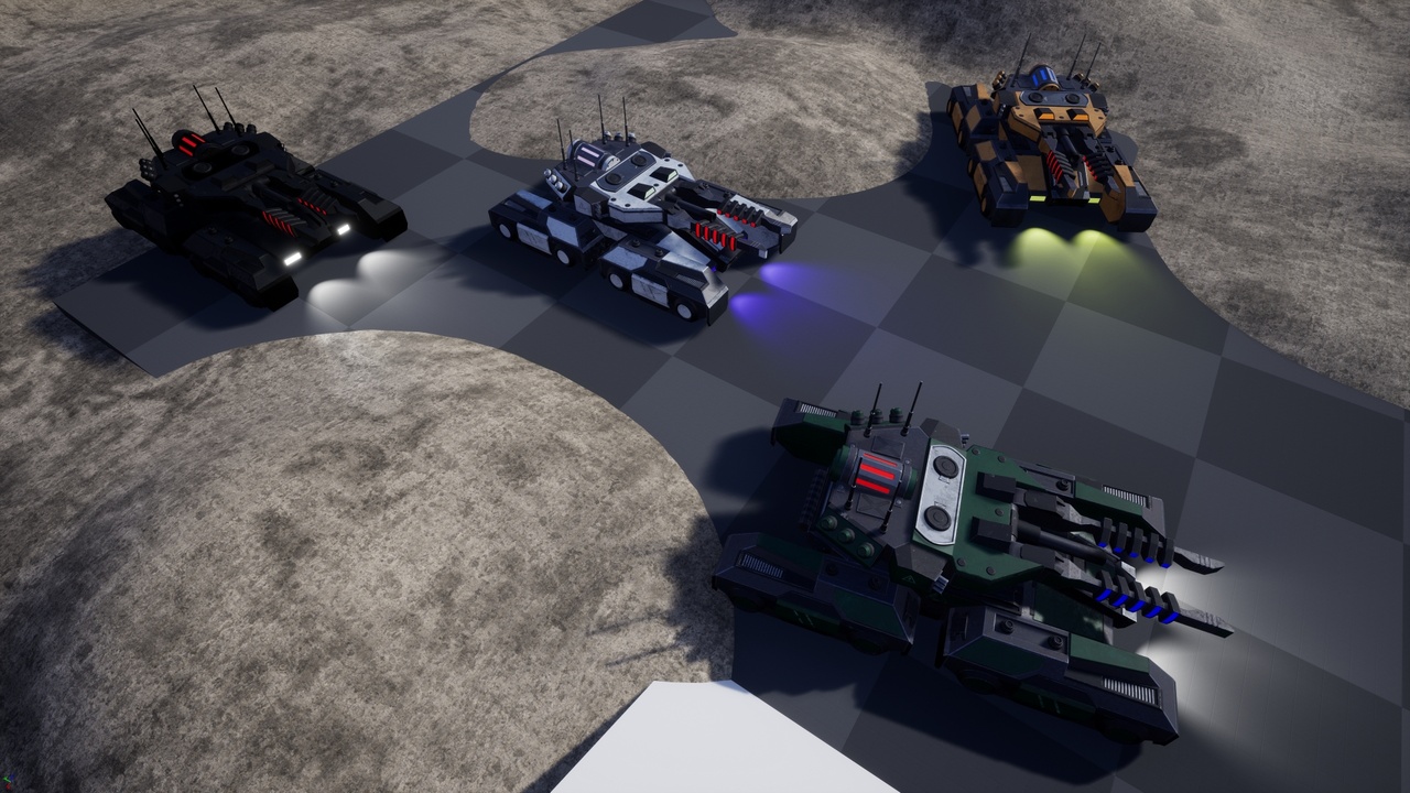 Media 1 for listing Sci-Fi Heavy Tank