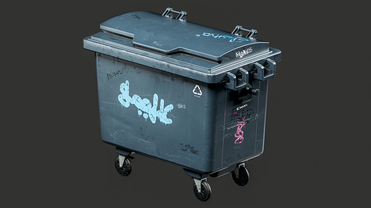 Media 1 for listing Outdoor Trash Can