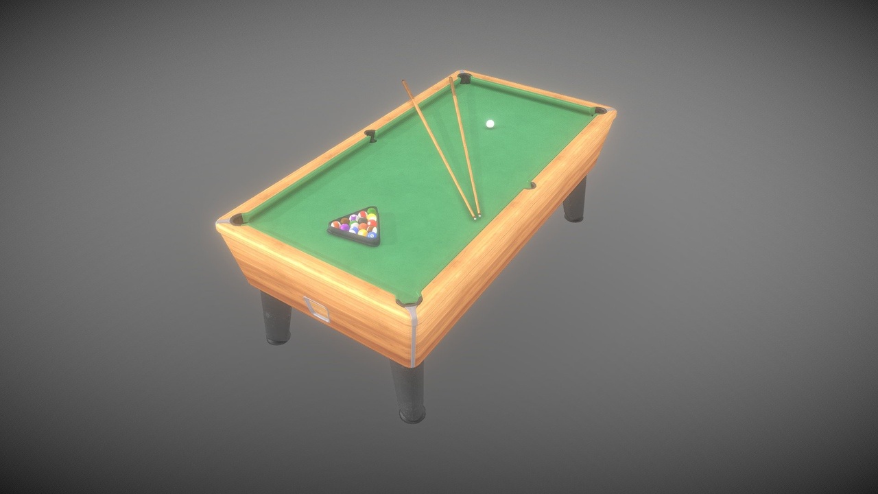 Media 1 for listing Snooker Table | Billiards Set with Balls & Cues
