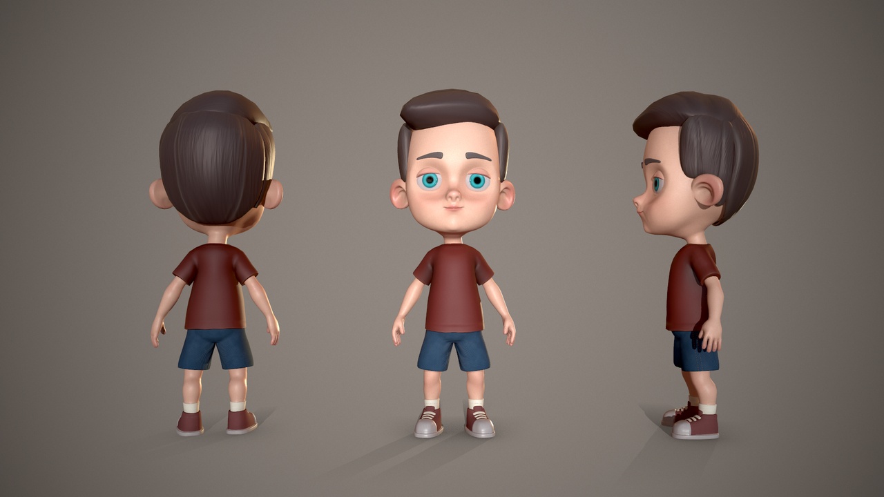 Media 1 for listing Stylized Boy