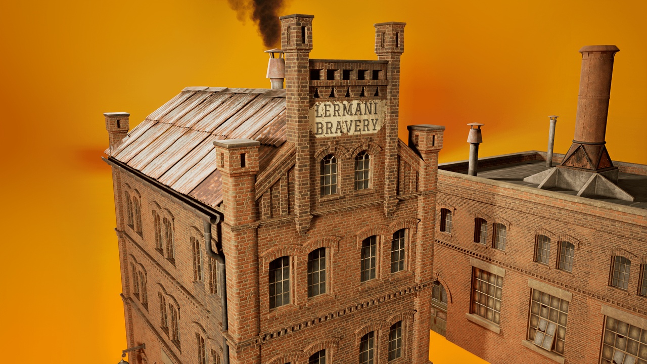 Media 1 for listing Industrial Factory / Industrial Buildings Kit Modular 1900s (Exterior)