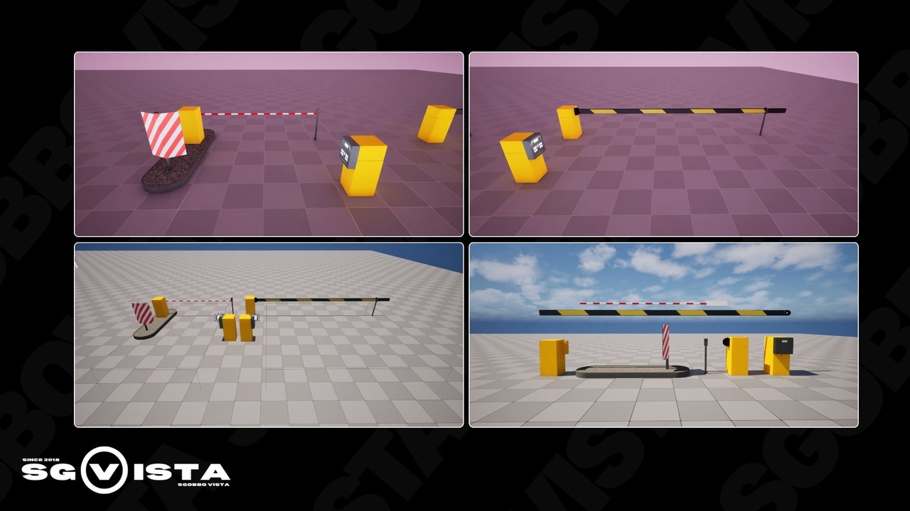 Media 1 for listing Barrier Pack 1 | Movable and Game-Ready