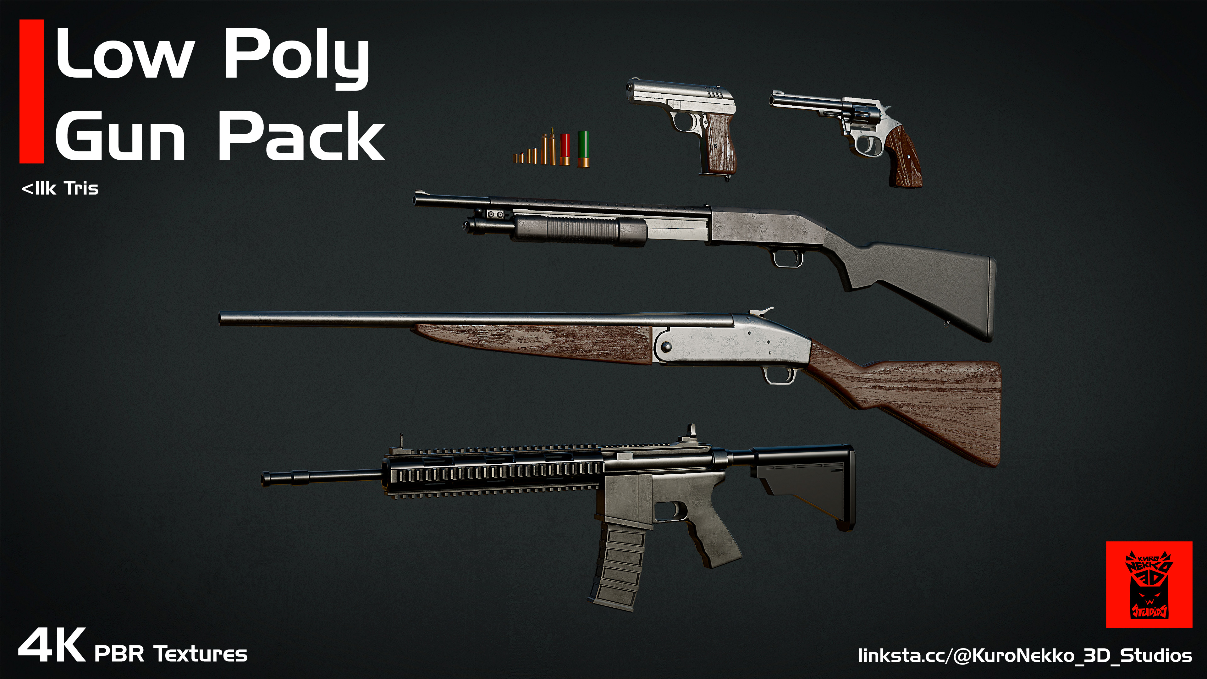 Low Poly Weapons | Fab