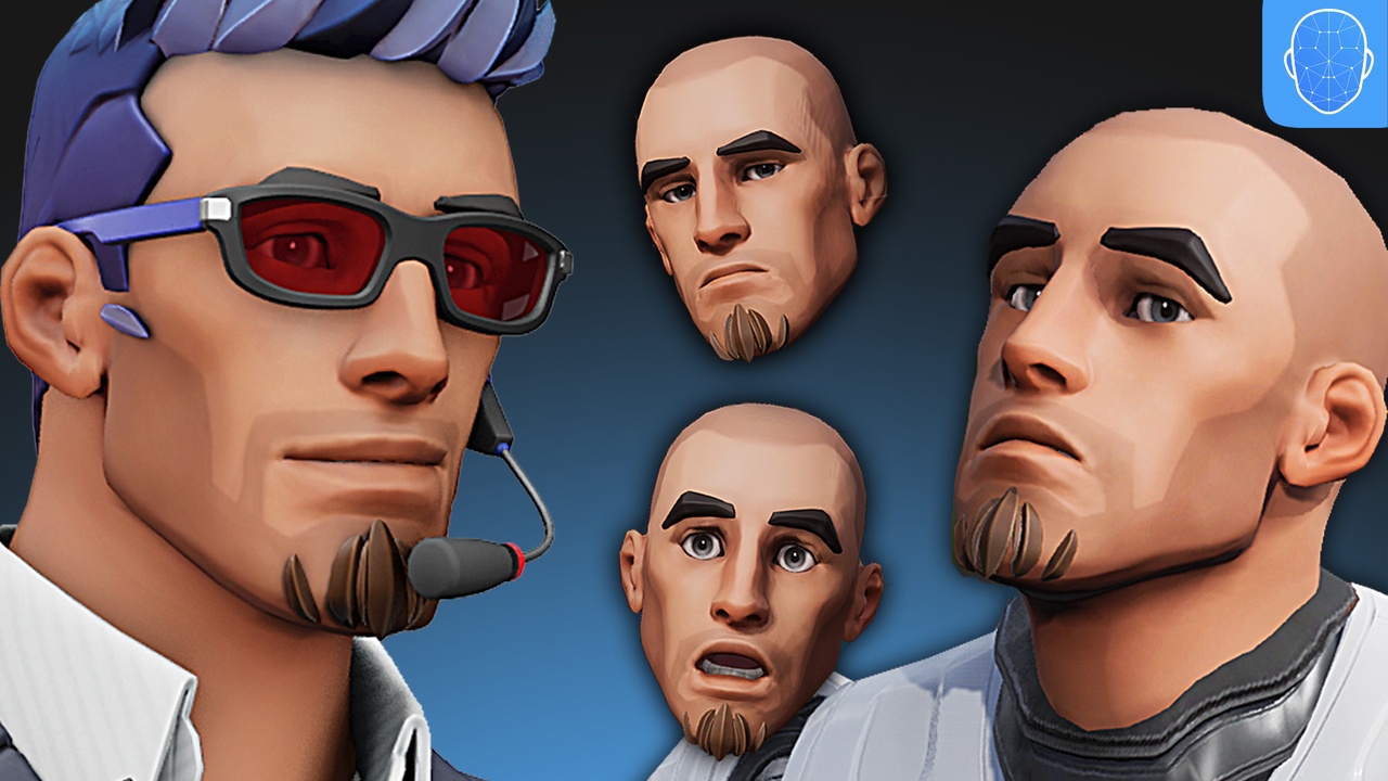 Media 1 for listing Male avatar with facial blendshapes