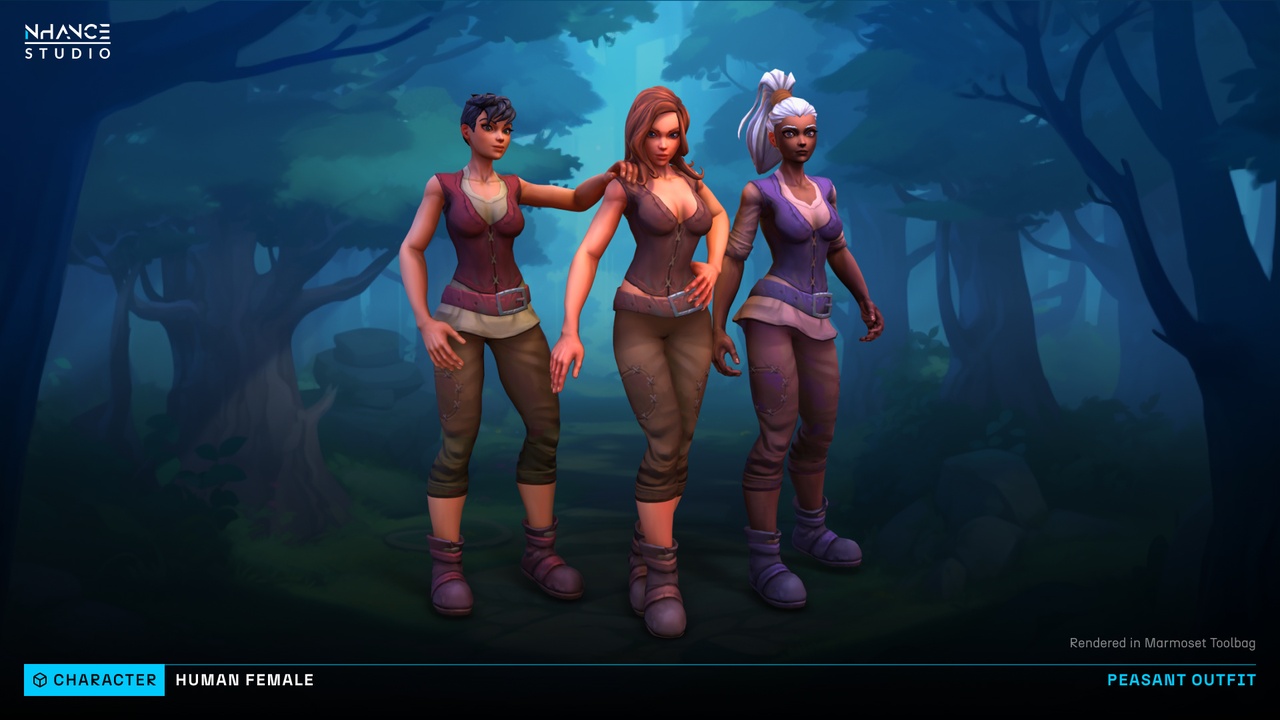 Media 1 for listing Stylized Modular Human Female