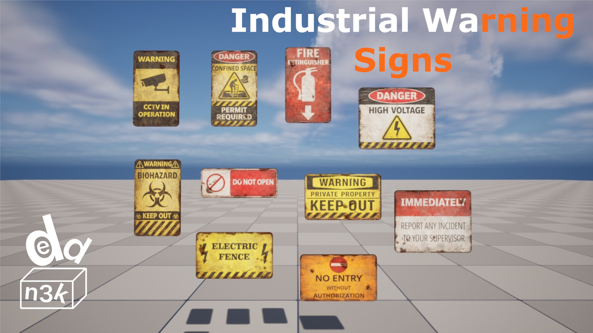 Manufacturing Alert Sign Industrial Warning Signs | Fab