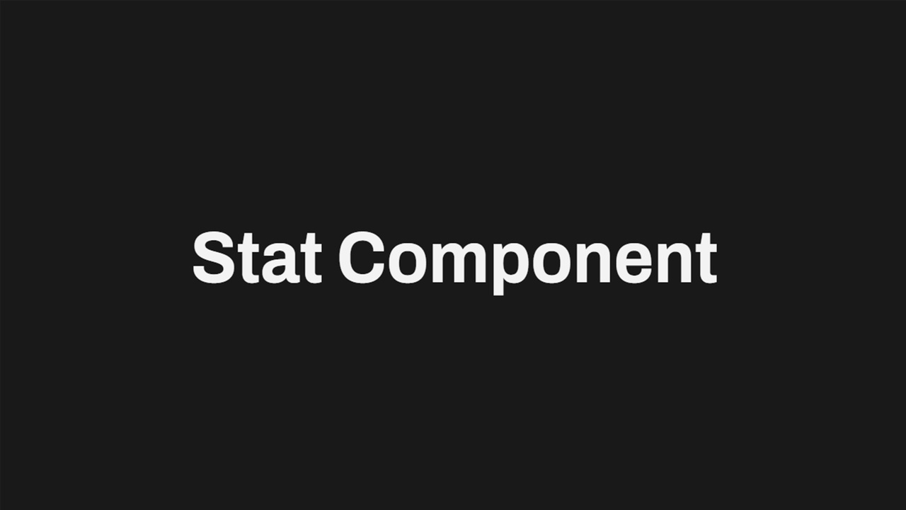 Media 1 for listing Stat Component