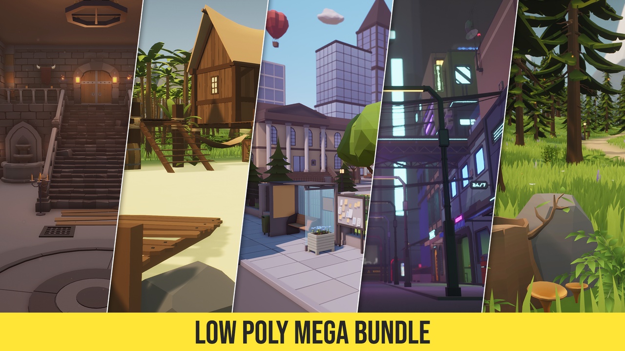 Media 1 for listing Low Poly Mega Bundle