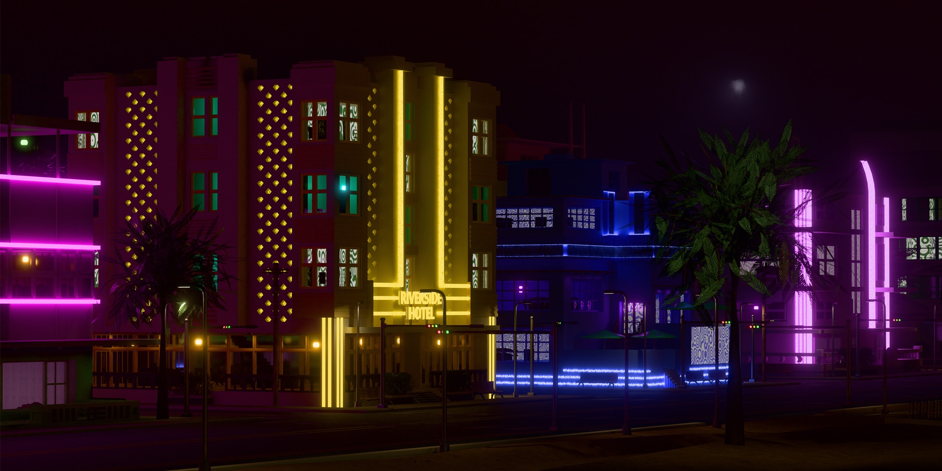 Media 1 for listing 🌴 Ocean Drive – Miami Street Scene