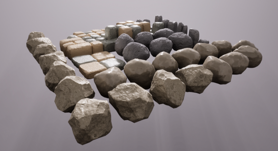 Blocks And Rocks Blocks and Stones 76 | Fab