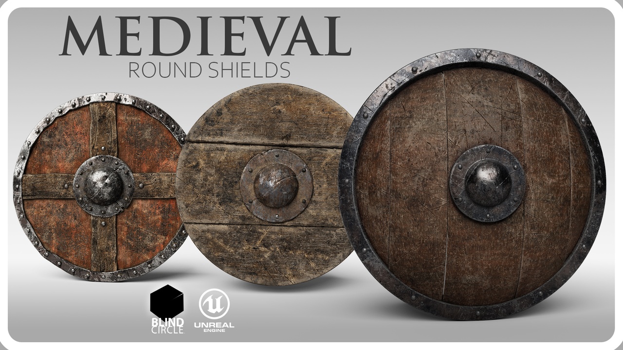 Media 1 for listing Medieval Round Shield