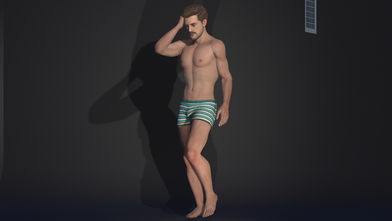 Media 1 for listing Realistic Male 3D Character Model | High-Quality Human Body |