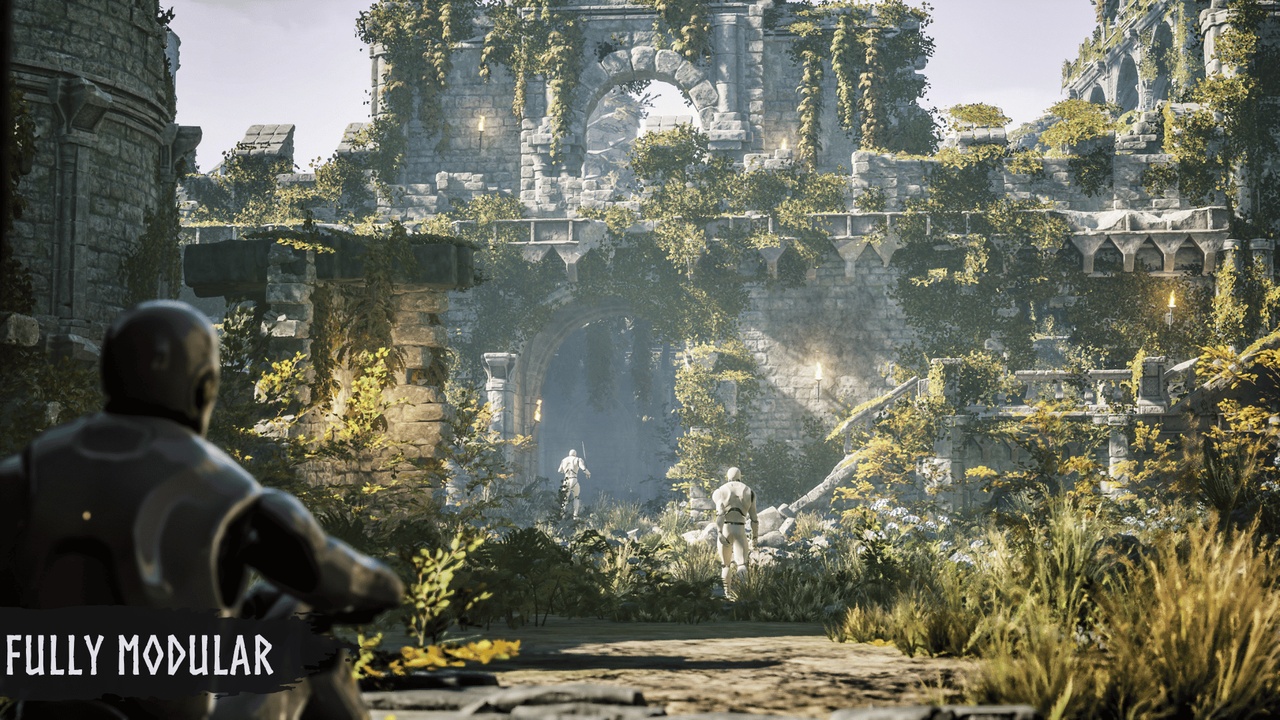 Media 1 for listing Modular Castle & Dungeon (Medieval Castle, Castles, Dungeons, Dungeon, Castle)