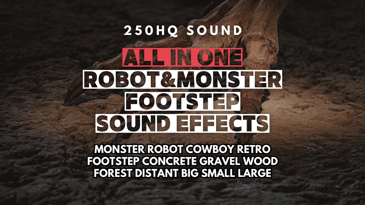 Robot&Monster Footstep1 SoundEffect 제품 등록을 위한 미디어 1개